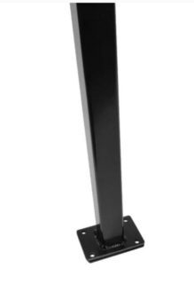 Pool Fence Post 50x50 With Base Plate