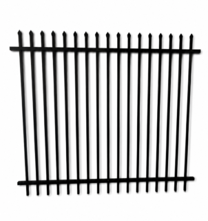Spear Top Fence Panel (Black)