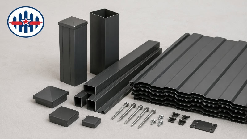 COLORBOND Fence Parts, Posts, Rails & Sheets