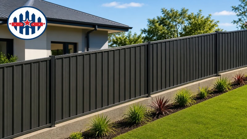 COLORBOND Fence on Sloped Ground Brisbane