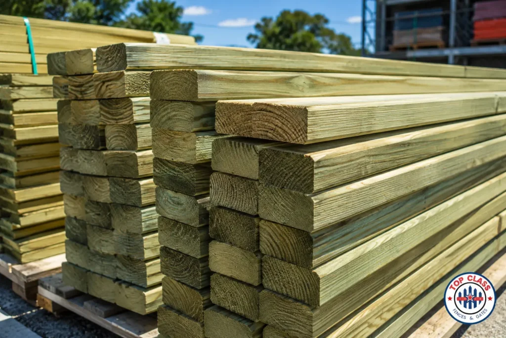 H3 treated pine fence palings and rails for above-ground fencing in Australia H3 treated pine fence palings and rails for above-ground fencing in Australia